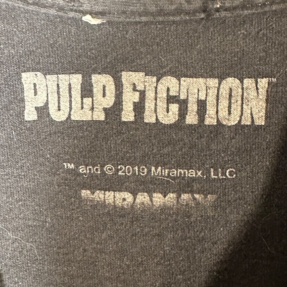 Uma Thurman Pulp Fiction Movie Black Short Sleeve T Shirt Tee - Picture 5 of 7